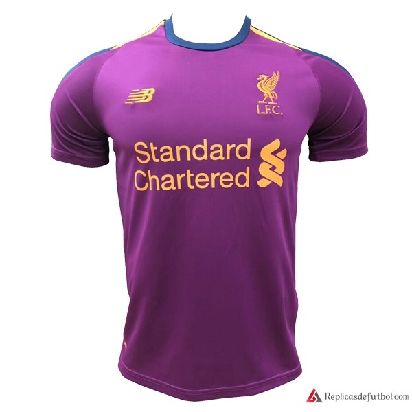 Camiseta Liverpool Tercera equipación 2018-2019 Purpura